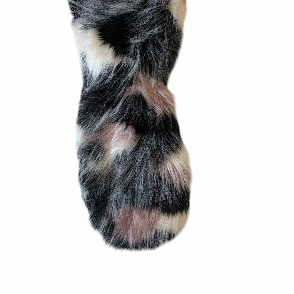 Sole Society Faux Fur Collar Scarf Shawl Wrap Plush Thick Neck Warmer Multicolor